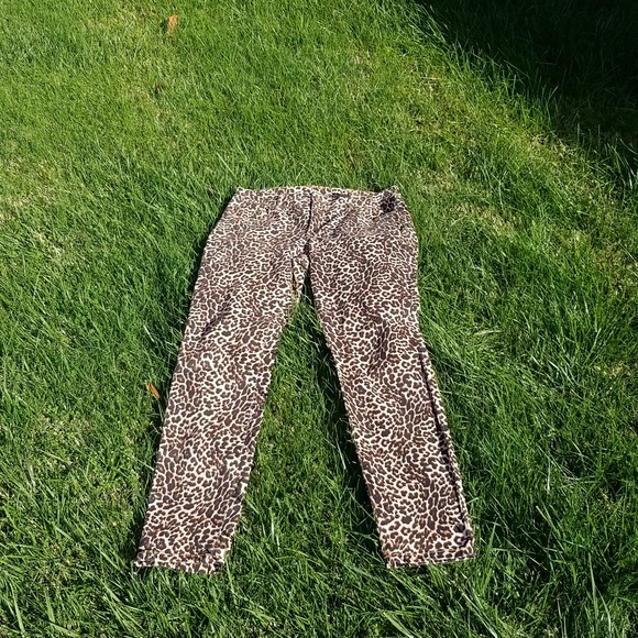 INC International Concepts Pants - INC Leopard Print Pants - Size 8